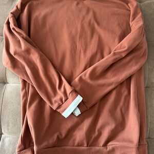 FP Movement by Free People Terracotta Crew Neck Sweater